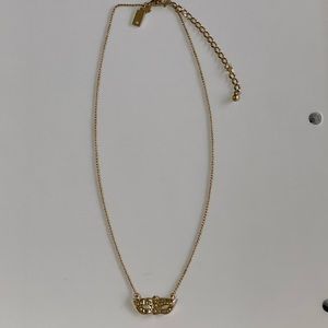 Kate spade gold mask necklace